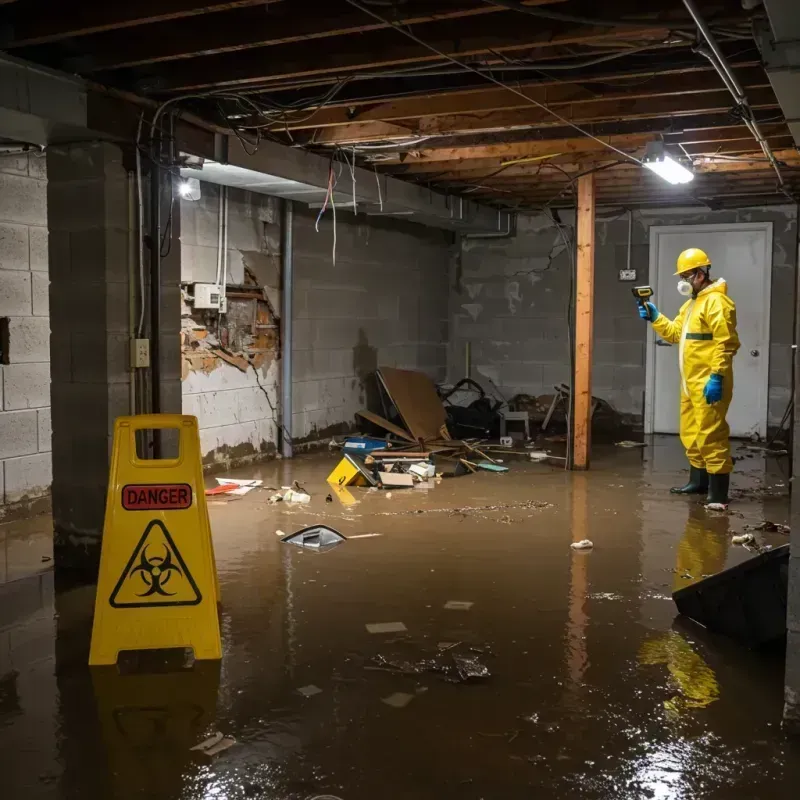 Flooded Basement Electrical Hazard in Martinsburg, PA Property